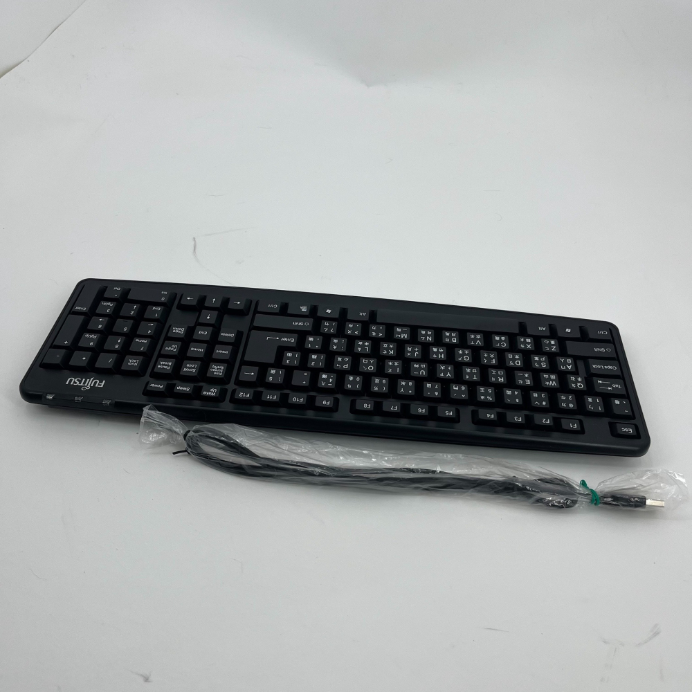 ❮二手❯ 日本 FUJITSU 富士通 USB有線鍵盤 HDKBD0017B-01 USB Wired keyboard-細節圖6