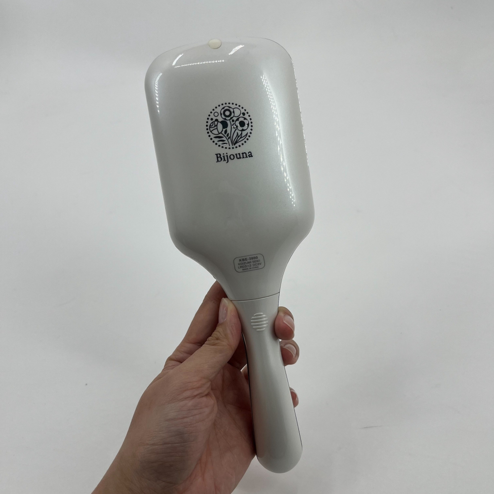 ❮二手❯ 日本 Bijouna 電動按摩梳 音波振動磁氣梳子 音波震動按摩梳 電動髮梳 KBE-2811 祛除頭髮靜電-細節圖6