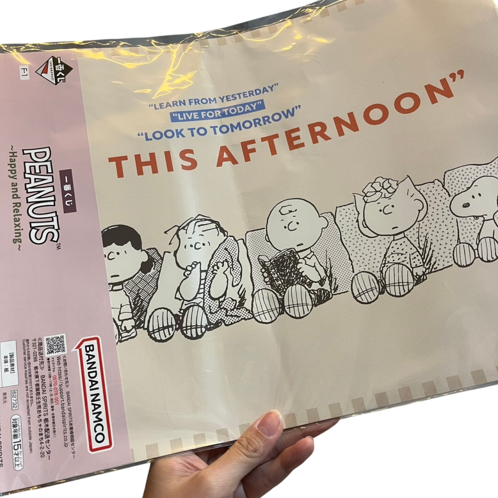 ❮全新❯ 美國 SNOOPY 史努比 海報 一番賞史努比 F獎海報 BANDAI SPIRITS 海報 卡通海報 相框-細節圖6