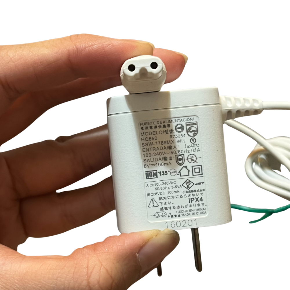 ❮二手❯ 荷蘭 PHILIPS 飛利浦 電動刮鬍刀電源線 HQ8505 充電線 充電器 電源線-細節圖2