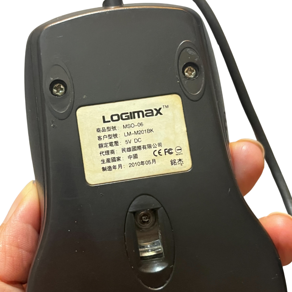 ❮二手❯ LOGIMAX 滑鼠 MSO-06 光學滑鼠 LM-M201BK 5VDC 電競滑鼠 有線滑鼠 鍵盤 鍵鼠-細節圖7