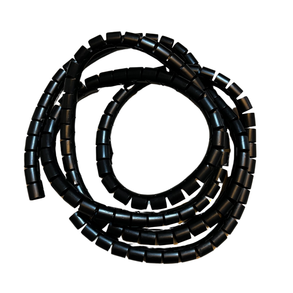 ❮全新❯ uxcell 電線保護管 螺旋線纏繞電纜纏繞線 30 公釐 黑色 聚乙烯管 適用於電腦電纜 纏線保護套-細節圖2