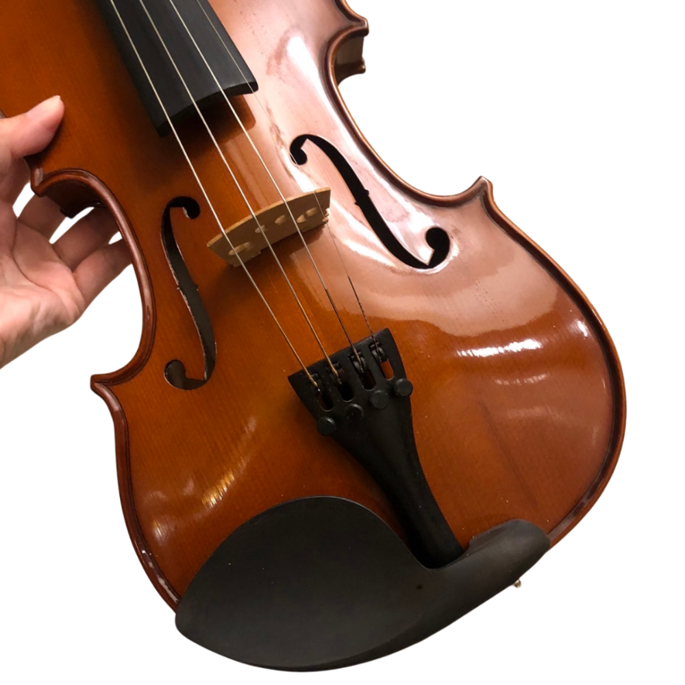 ❮近新❯ 日本 Bestler 4/4 Size Violin Outfit 小提琴 小提琴套裝 含硬殼琴盒 櫻桃木弓-細節圖5