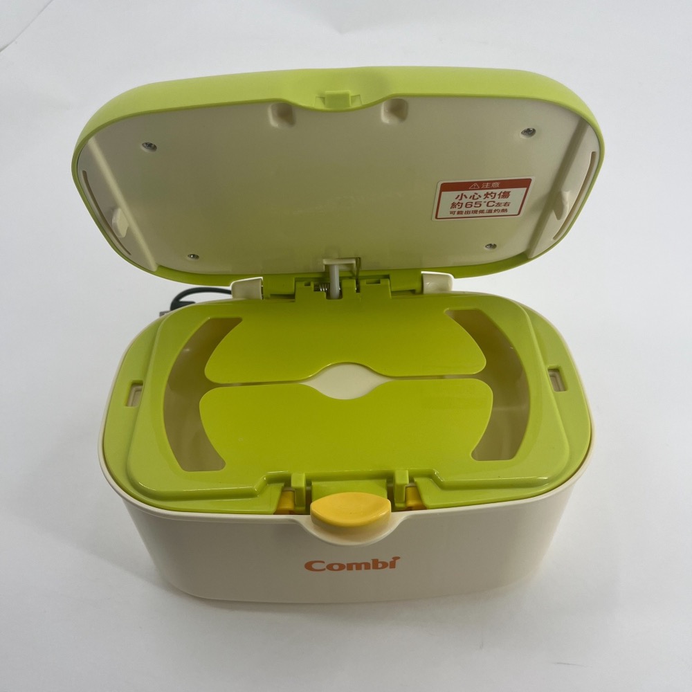 ❮二手❯ 日本 Combi 康貝 wet wipe warmer 溼紙巾加溫器 兒童濕紙巾 專利技術 抽取順暢至最後一張-細節圖3