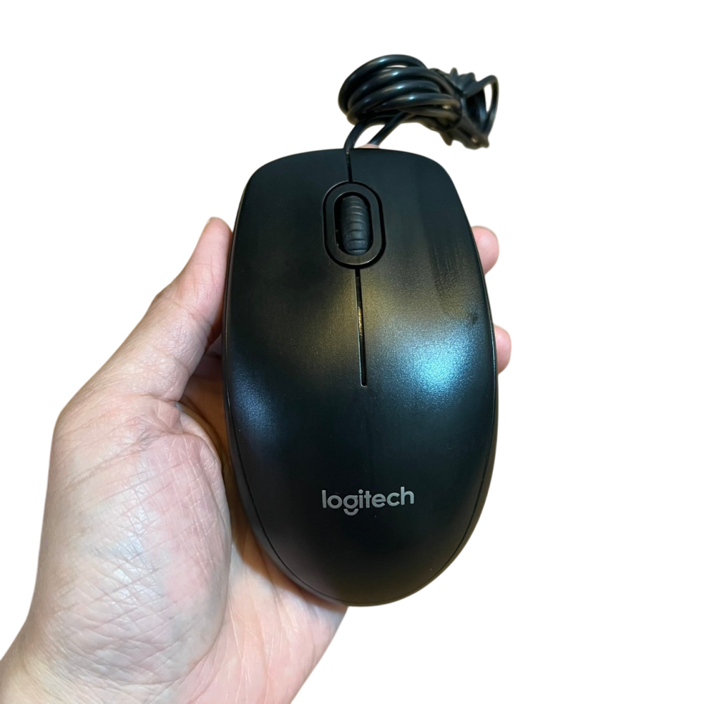 ❮二手❯ 瑞士 Logitech 羅技 M100r M100 USB 光學滑鼠 1000dpi 高解析 滑鼠 鍵盤 鍵鼠-細節圖2