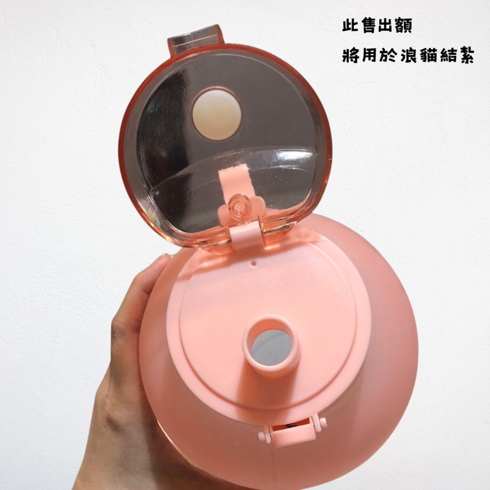 ❮二手❯ 元氣熊 GENKI BEAR 泳夏 Tritan 戶外運動水壺 2500ml 灰色 大容量水壺 運動水壺-細節圖8