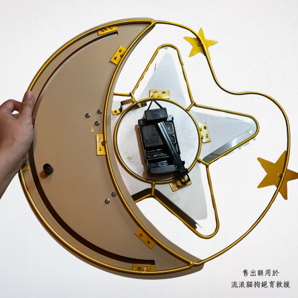 ❮二手❯ 日本 Sanrio 三麗鷗 音樂掃秒機心 月光 星星 月亮 鬧鐘 指針鬧鐘 音樂鬧鐘 時鐘 桌鐘-細節圖6