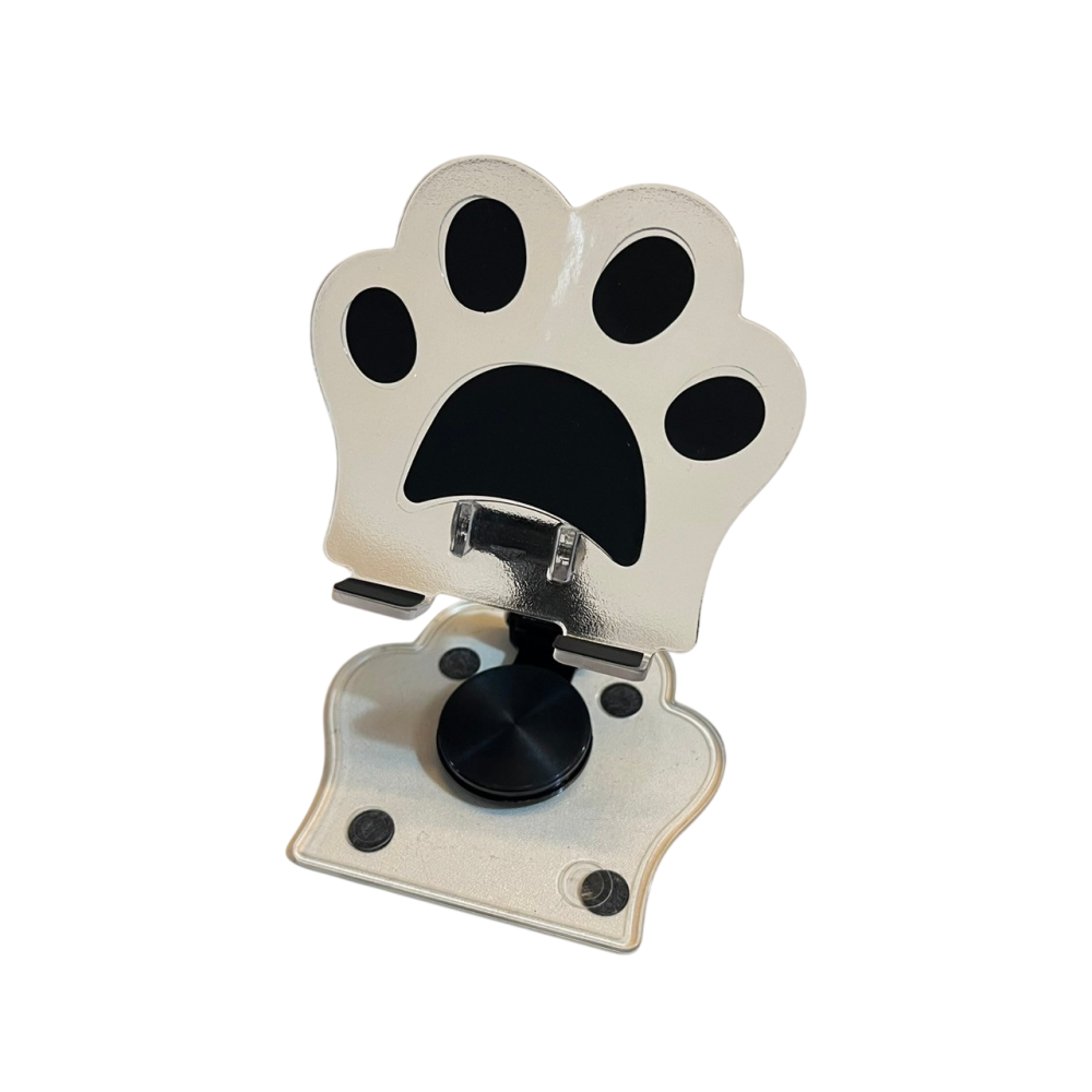 ❮全新❯ Dog Cat 手機支架 iPhone 可愛貓爪學生宿舍辦公室手機架 3C數位配件推薦 手機配件推薦 手機支架-細節圖2