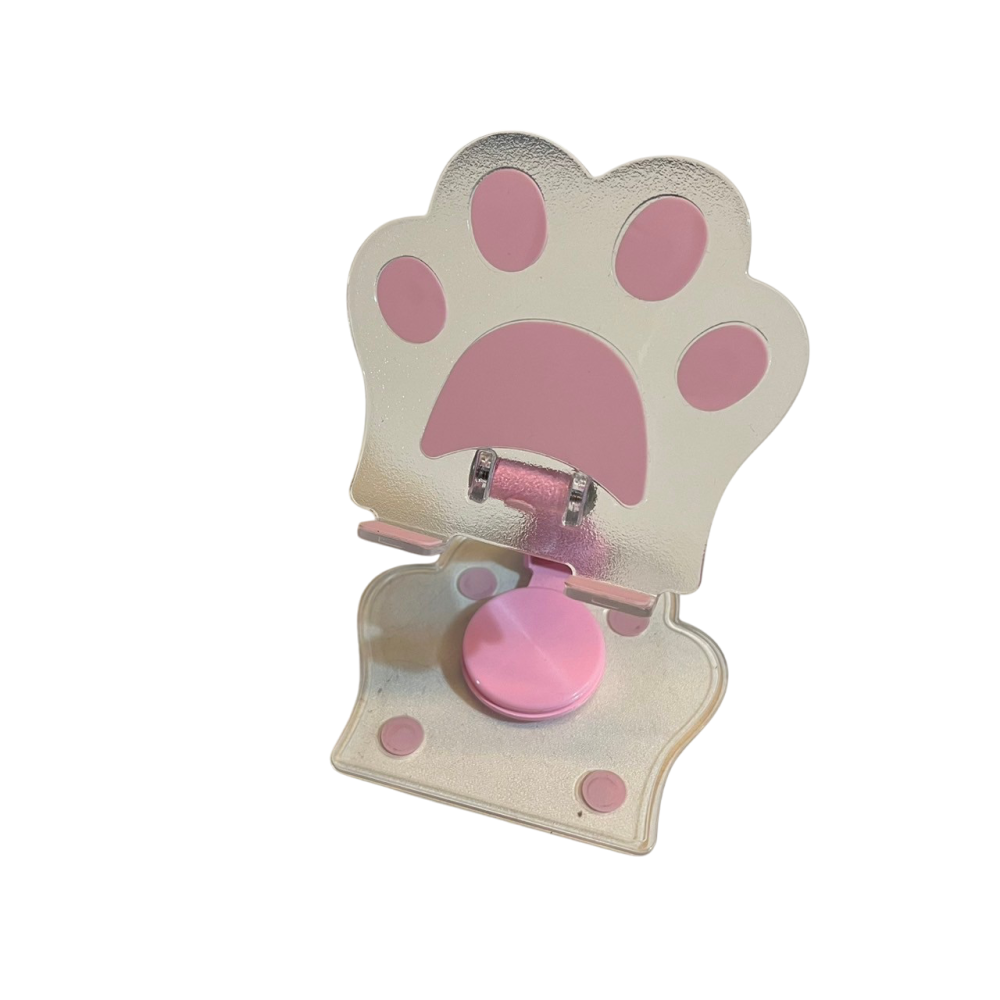 ❮全新❯ Dog Cat 手機支架 iPhone 可愛貓爪學生宿舍辦公室手機架 3C數位配件推薦 手機配件推薦 手機支架-細節圖3