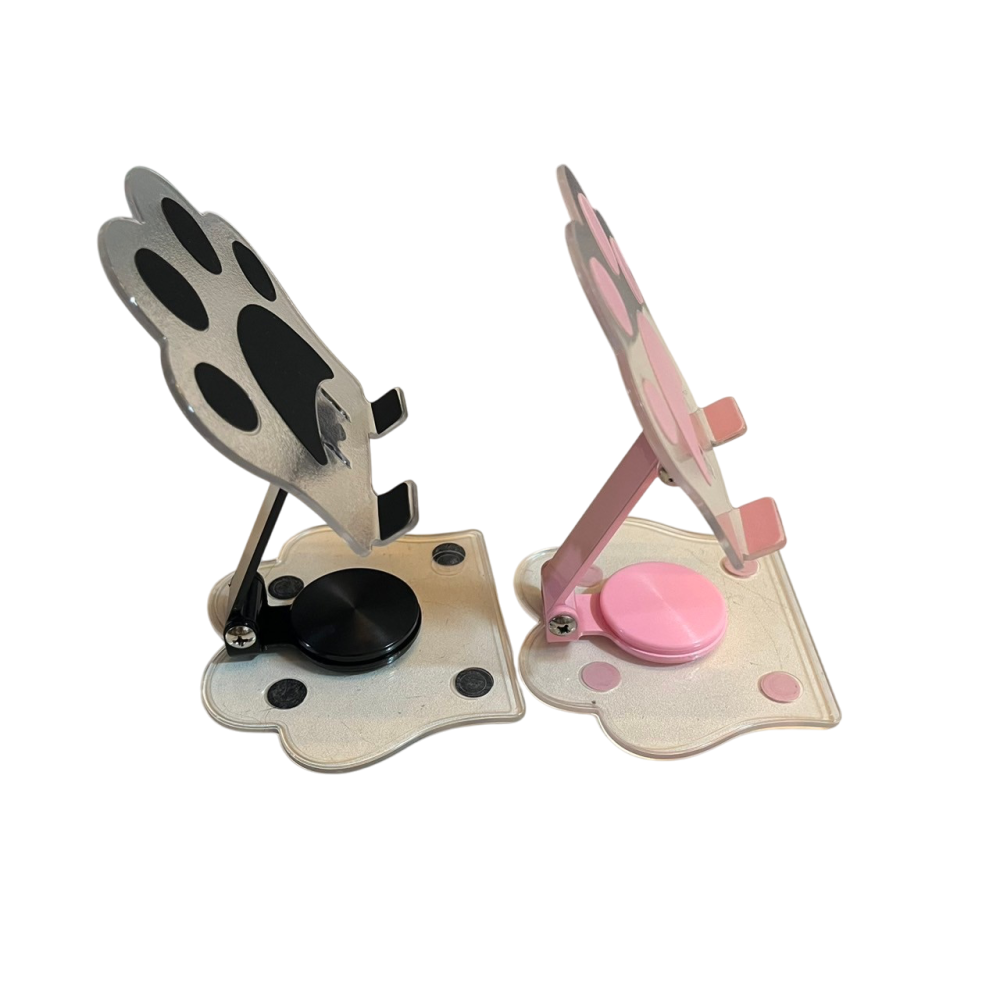 ❮全新❯ Dog Cat 手機支架 iPhone 可愛貓爪學生宿舍辦公室手機架 3C數位配件推薦 手機配件推薦 手機支架-細節圖5