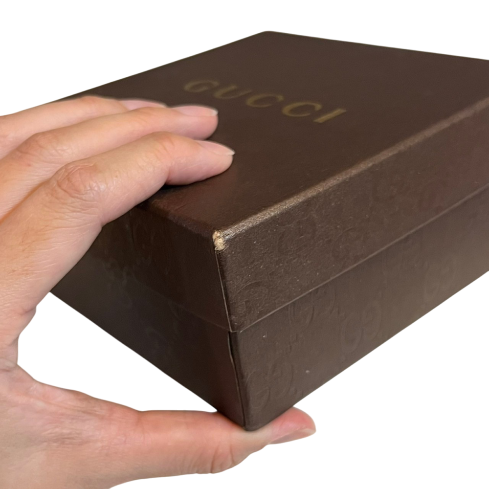 ❮二手❯ 原廠空盒 義大利 GUCCI 古馳 小禮盒 精品特規 絕版限量 高質感外盒 禮盒 盒子 原廠空盒 紙盒-細節圖6