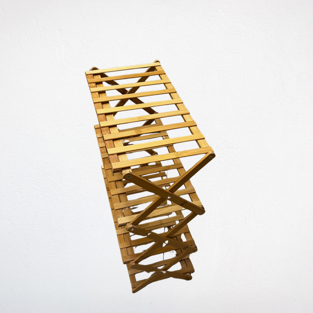 ❮二手❯ Chill Outdoor 免安裝 竹製折疊 4層置物架 竹製置物架 收納架 五層架 收納層架 露營-細節圖9