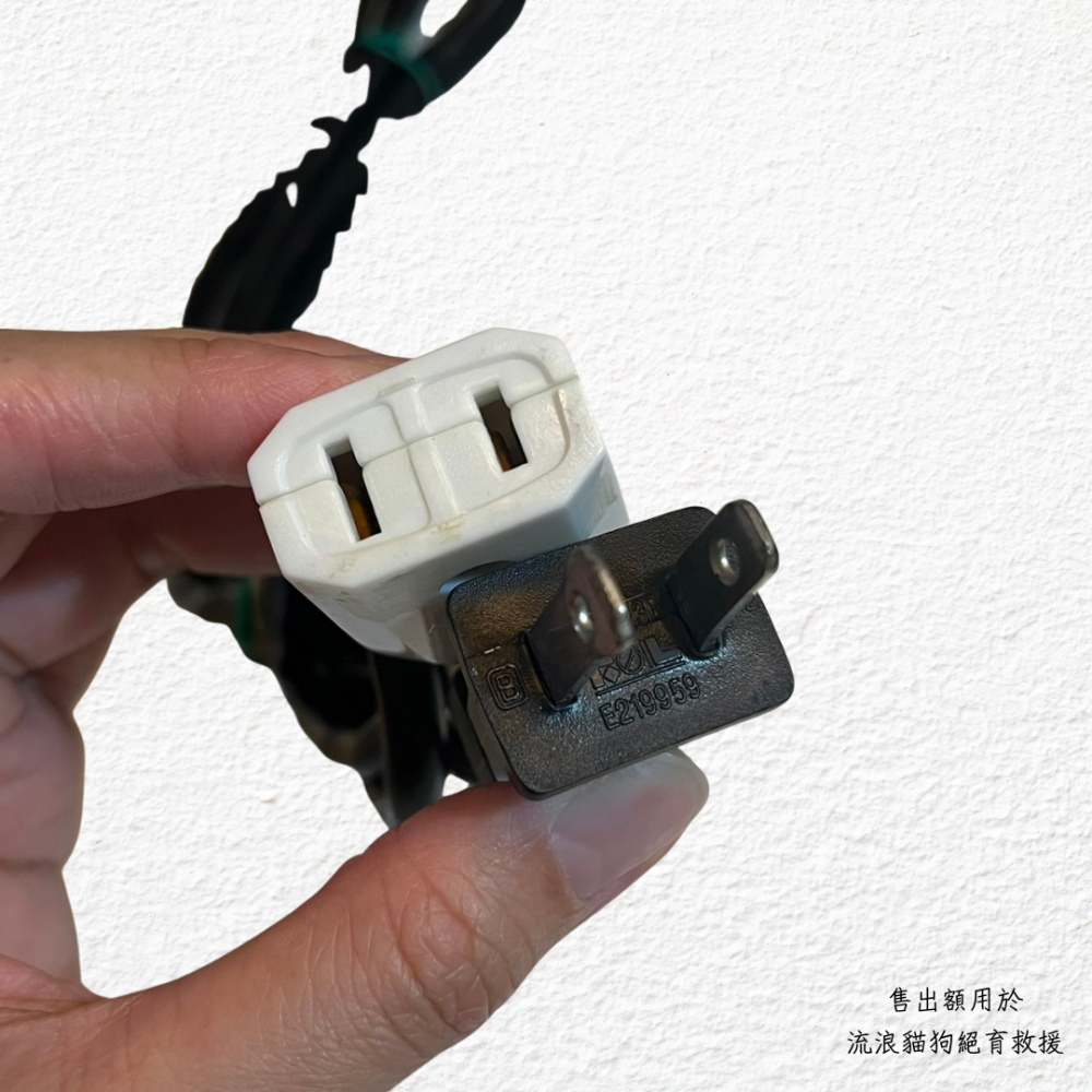 ❮二手❯ Extension cord 插頭延長線 電源延長線 插座延長線 美規插頭公轉母延長線 電源線 公母延長線-細節圖3