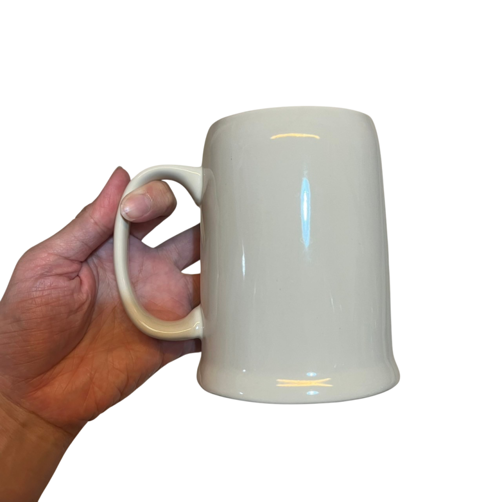 ❮二手❯ 日本 ASAHI 食樂工房 Asahi 朝日 啤酒 大 啤酒杯 復古陶瓷馬克杯 燒酒杯 酒杯 清酒 燒酒-細節圖5