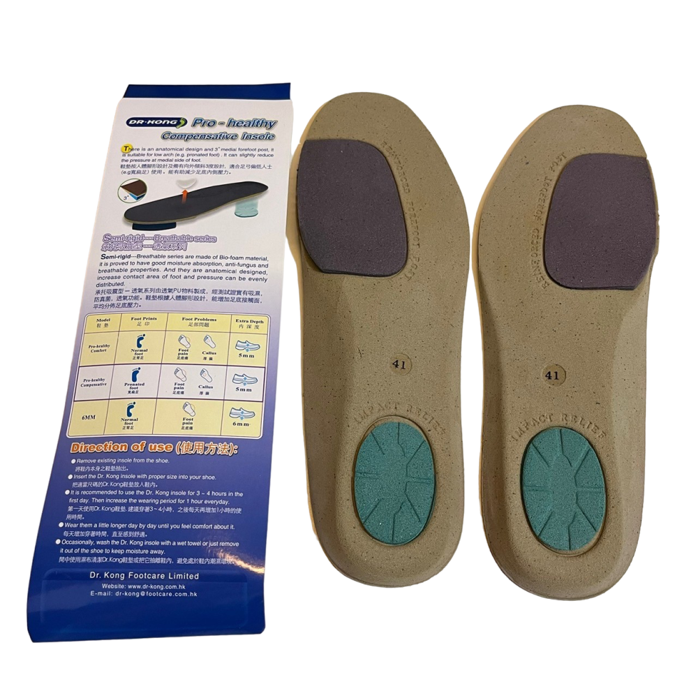 ❮近新❯ INXTINCT 原足力引導型鞋墊 Dr. Kong Pro-healthy Compensative鞋墊-細節圖2