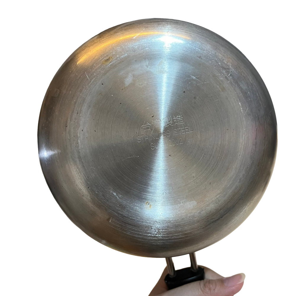 ❮二手❯ 日本 Don Quijote 唐吉軻德 16cm 不銹鋼單柄湯鍋 炒菜鍋 平底鍋 煎鍋 廚房用品 廚具-細節圖8