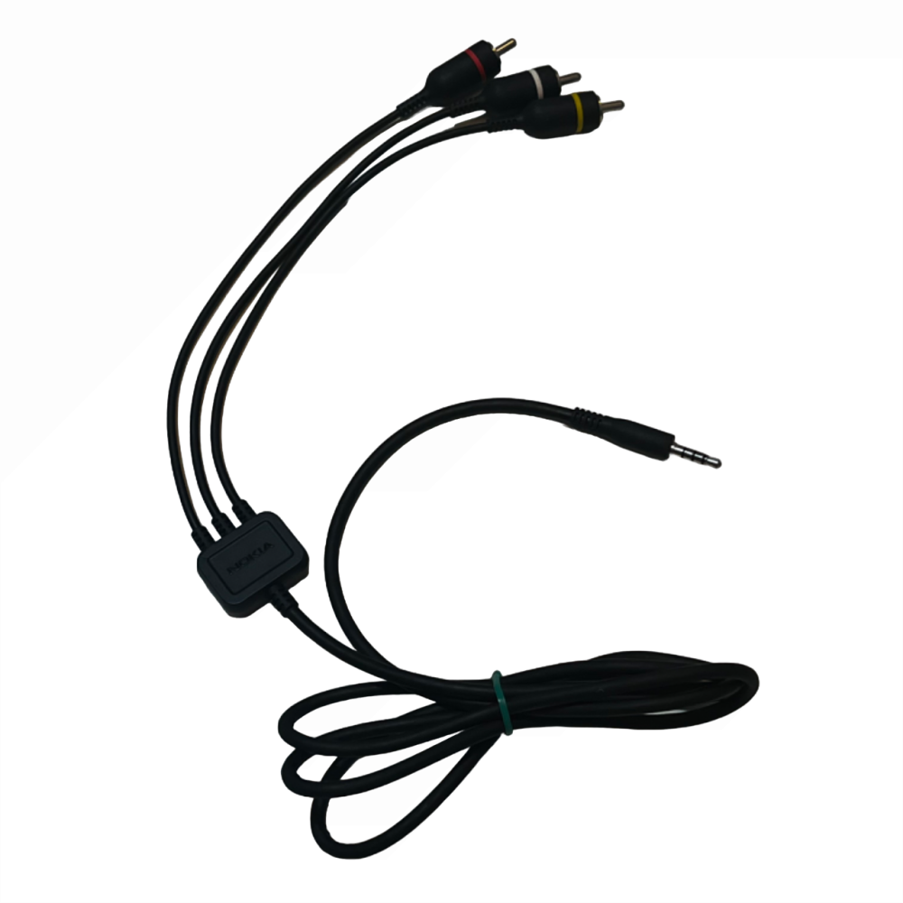 ❮二手❯ 芬蘭 NOKIA 諾基亞 CA-75U TV線 TV-OUT 3.5mm 原廠視訊線 電視線 AV傳輸線-細節圖3