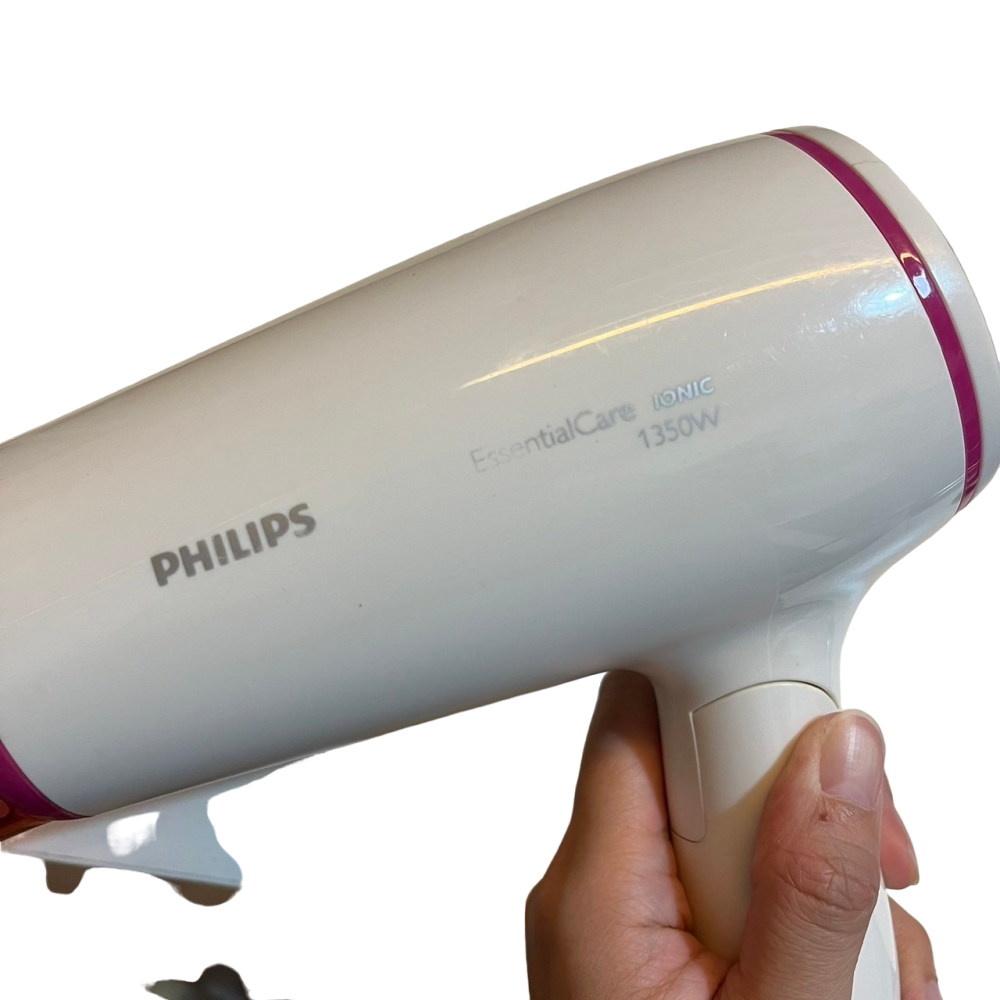 ❮二手❯ 荷蘭 PHILIPS 飛利浦 Essential 含吹嘴 吹風機 BHD012 國際電壓 可折疊收納-細節圖2