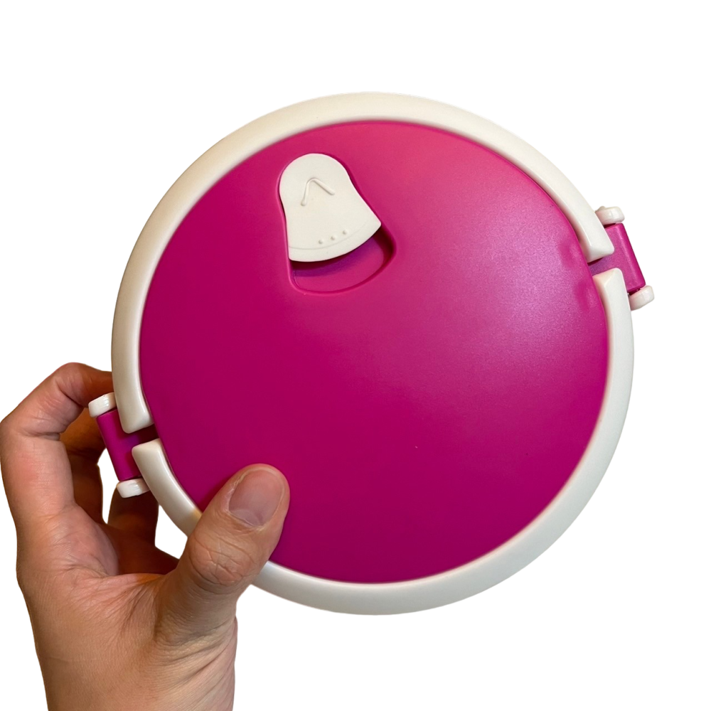 ❮全新❯ 義大利 FRANCASINO 弗南希諾 圓形兩層隔熱餐盒 保鮮盒 便當盒 保溫 保冷 露營野餐盒-細節圖8