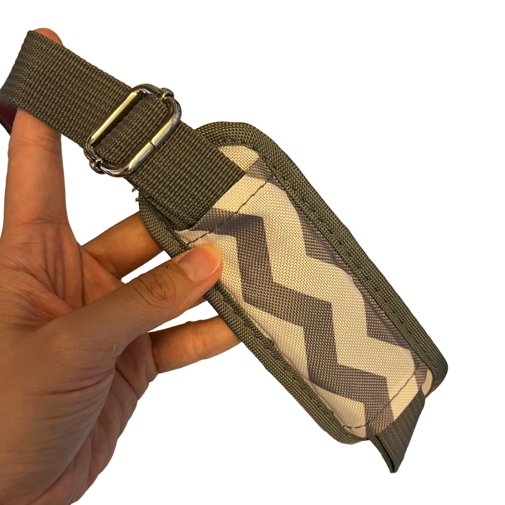 ❮二手❯ Baby City 娃娃城 嬰兒車多功能時尚收納袋 水波紋 超大容量 多功能掛包輕盈沒負擔 附有調節式肩帶-細節圖7