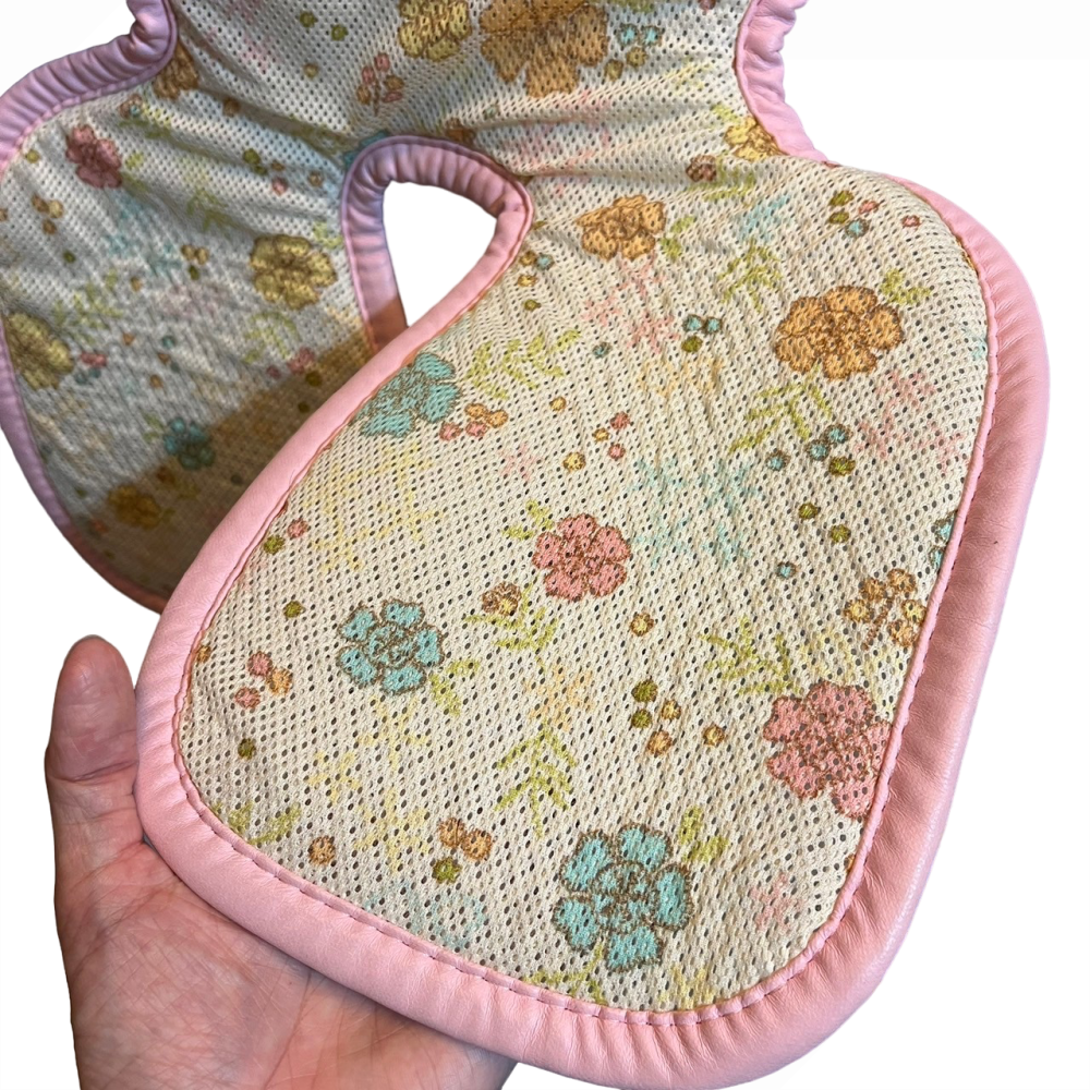 ❮二手❯ 韓國 Gio Pillow ICE SEAT 超透氣推車 汽座專用涼爽座墊 花色款 A型 褲型 粉漾花朵-細節圖5