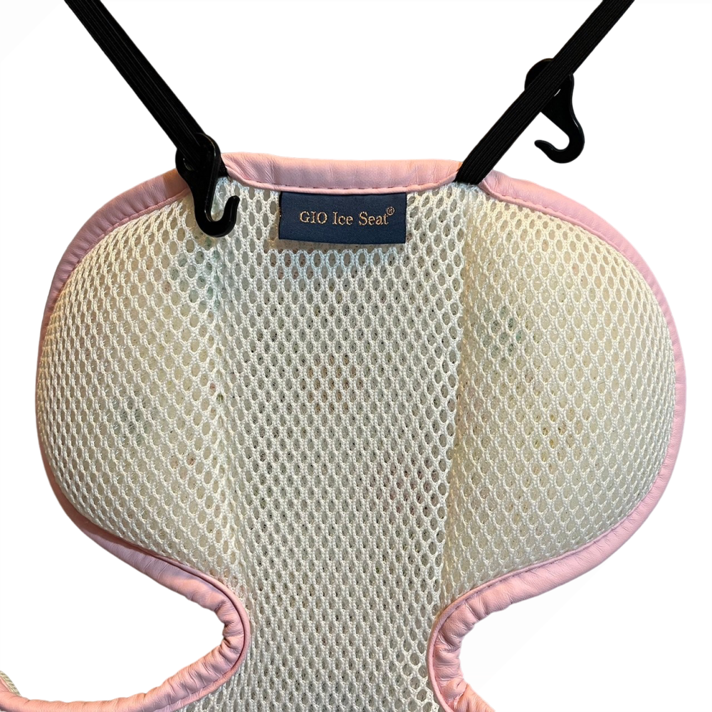 ❮二手❯ 韓國 Gio Pillow ICE SEAT 超透氣推車 汽座專用涼爽座墊 花色款 A型 褲型 粉漾花朵-細節圖7