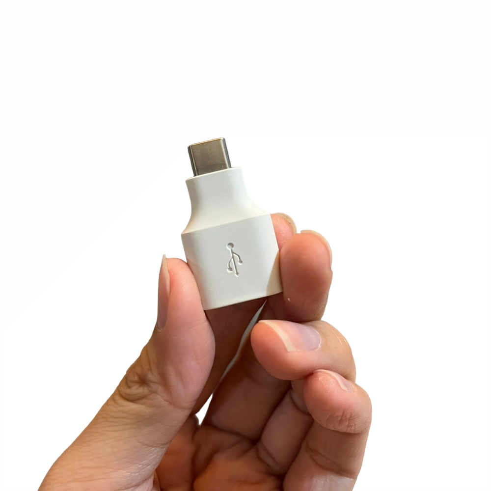 ❮二手❯ 美國 Google 原廠 USB-C to USB-A 轉接器 OTG 轉接頭 白色 讓手機可以插USB-細節圖3