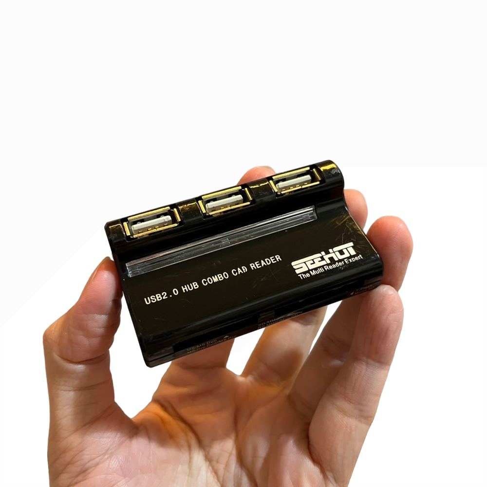 ❮二手❯ SEEHOT 嘻哈部落 多功能讀卡機 ATM智慧晶片 COMBO USB HUB 2.0 M2卡-細節圖2