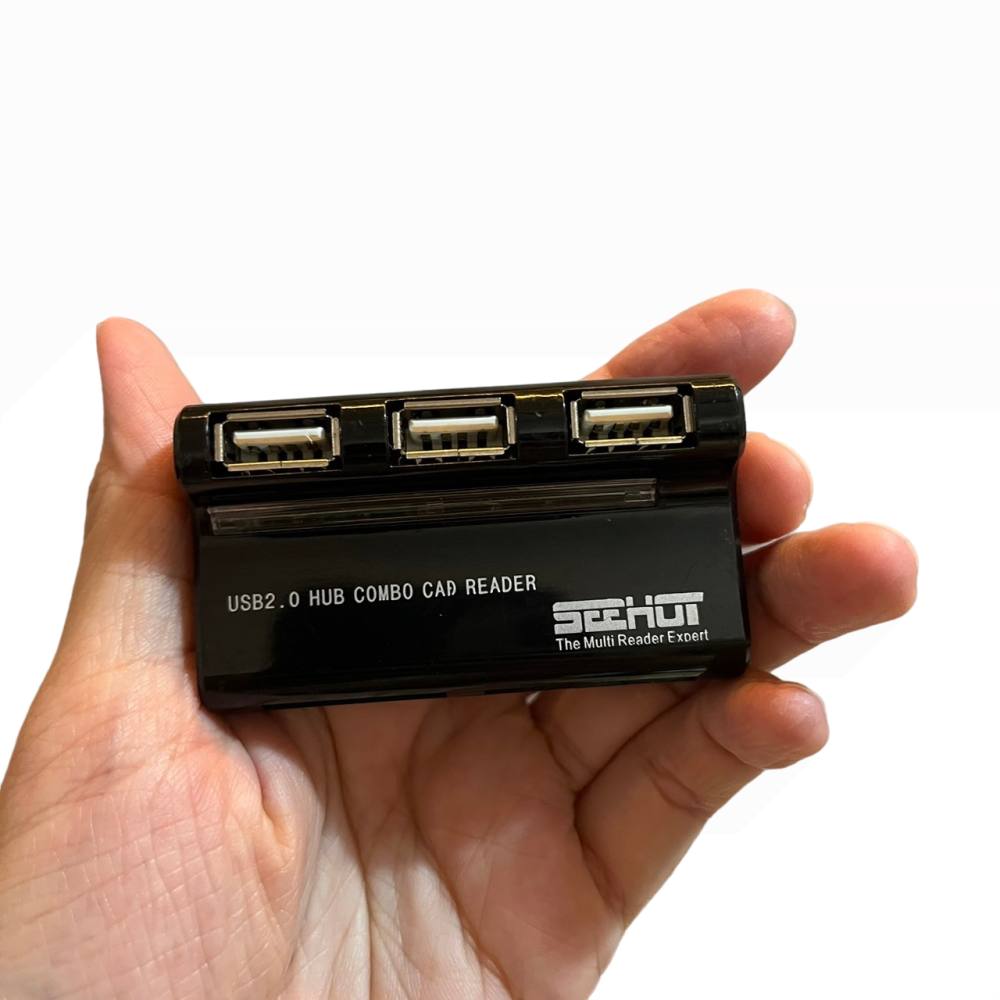 ❮二手❯ SEEHOT 嘻哈部落 多功能讀卡機 ATM智慧晶片 COMBO USB HUB 2.0 M2卡-細節圖7