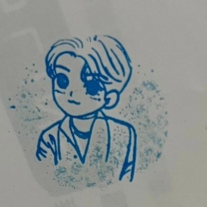 ❮二手❯ 韓國 Korean speaking boys 印章 印泥 蓋章 隨手印章 紀念章-細節圖4