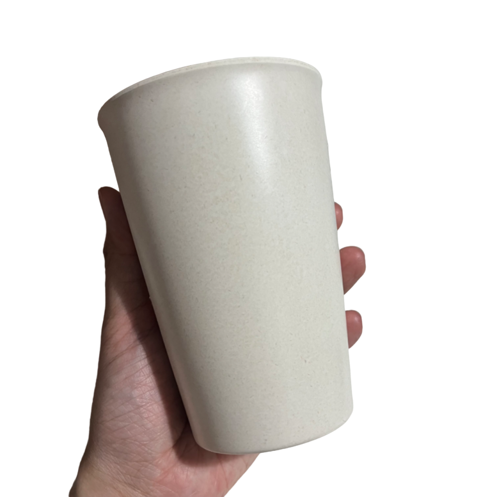 ❮全新❯ UMC 聯華電子 咖波聯名限定永續隨行杯 水杯 環保杯 馬克杯 竹纖維 PLA/杯蓋 杯套矽膠-細節圖4