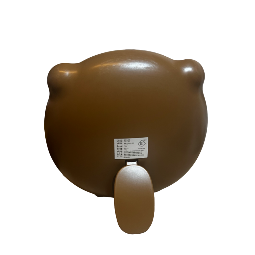 ❮二手❯ 森林萌熊 LED補光化妝鏡 鏡子角度可隨心自由調整 內建自然光線美妝補光燈 可愛美觀適合當傢飾擺放-細節圖4