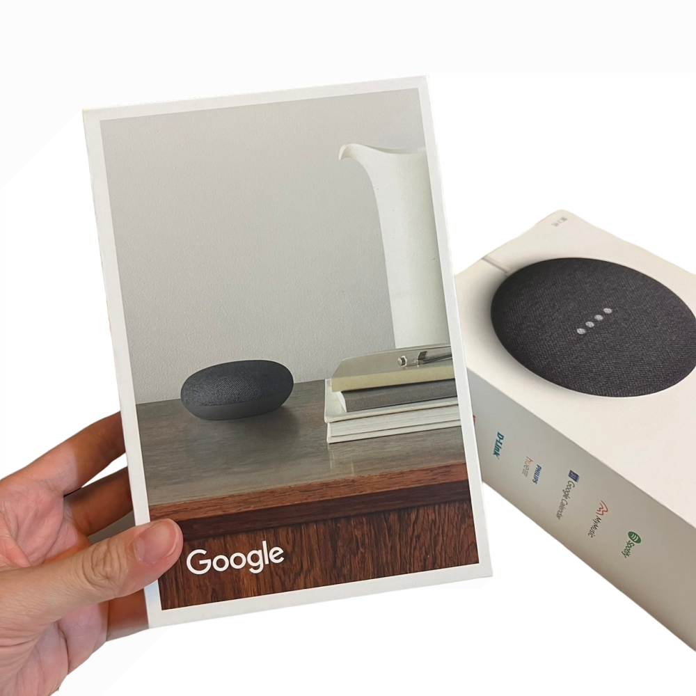 ❮近新❯ 原廠空盒 Google 盒子 Nest Mini 1/2代 智能音響空盒 音箱空盒 google助理-細節圖3