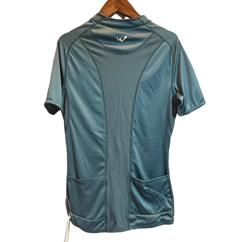 ❮全新❯ 瑞典 Weather Report WB2304-01 吸濕快乾自行車短袖T恤 中性 深湖藍 排汗衫 運動上衣-細節圖4
