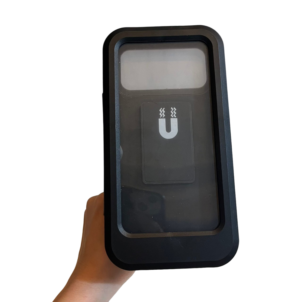 ❮全新❯ Delivery 外送員雨天專用手機支架 360度旋轉伸縮密封防水磁吸抗震 全包覆手機支架 雨天外送裝備-細節圖2