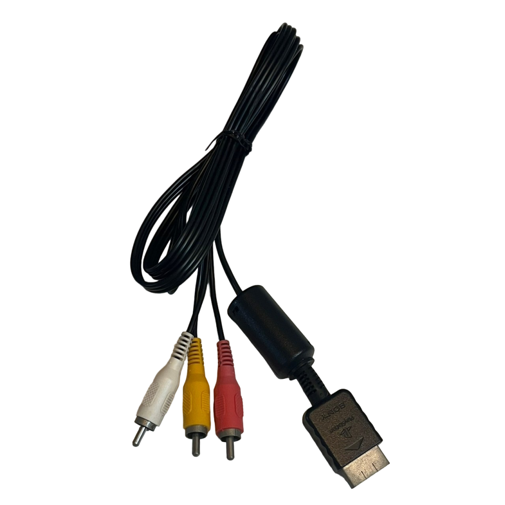 ❮二手❯ 日本 Playstation PS主機 副廠傳輸線 PS3 PS2 PS1 高畫質AV線 AV端子線 通用型-細節圖5