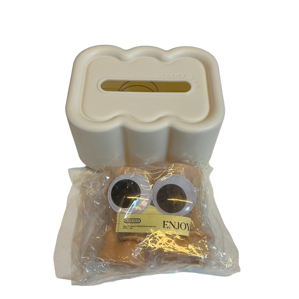 ❮全新❯ toilet paper box 面紙盒 衛生紙盒 彈簧可愛造型桌面擺飾紙巾盒 內置彈簧設計 輕鬆取紙不會卡紙-細節圖9