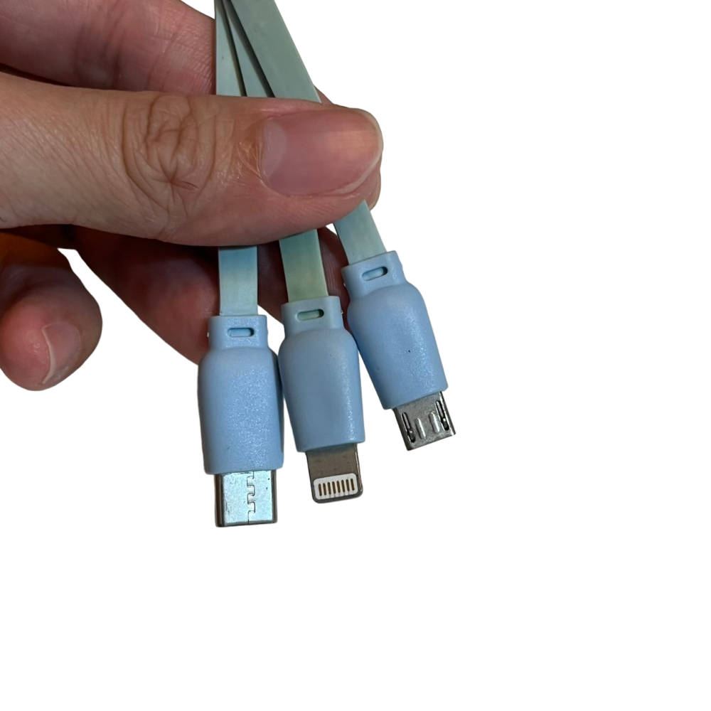 ❮近新❯ candy 糖果造型拉伸三合一數據線 充電線 Lightning Micro USB Type-C 一轉三-細節圖5