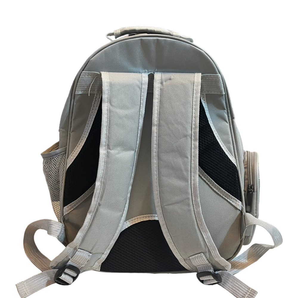 ❮二手❯ 美國 dimension 3D全視野透氣太空艙寵物背包 側邊開口設計 堅硬外殼搭車不怕擠壓 不易變形 布料提手-細節圖4