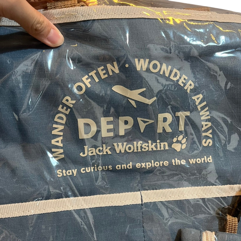 ❮全新❯ 德國 Jack Wolfskin 飛狼 DEPART飛行兩用子母後背包 藍色 背包 書包 旅行包 可側背 後背-細節圖3