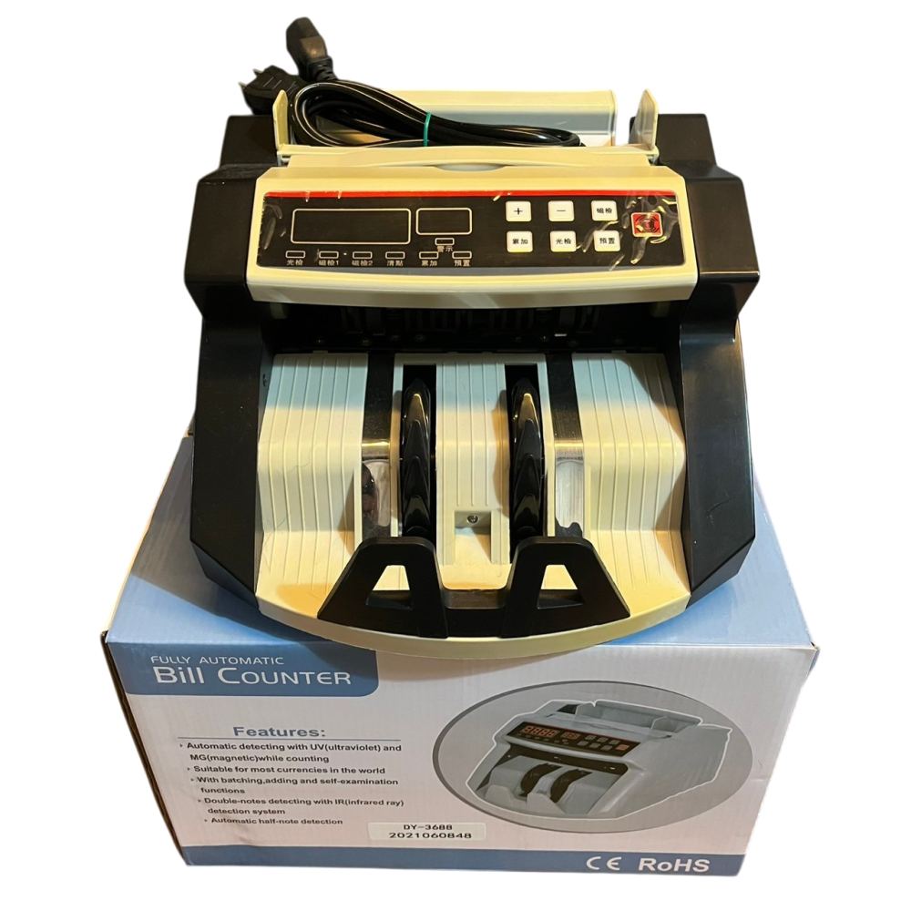 ❮二手❯ Bill Counter 黑旋風 三磁頭 自動點驗鈔機 點鈔機 支援6國幣 多國幣 驗鈔機 數鈔機 分鈔機-細節圖11