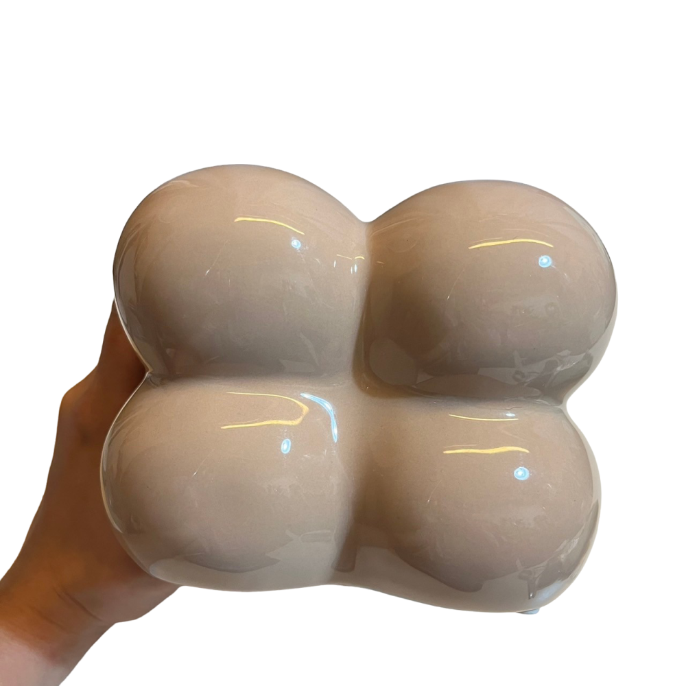 ❮全新❯ Nordic 陶瓷現代風客廳桌面泡泡面紙盒 家飾北歐辦公桌面紙巾盒 藝術美學桌上餐巾收納裝飾收納盒 衛生紙盒-細節圖4