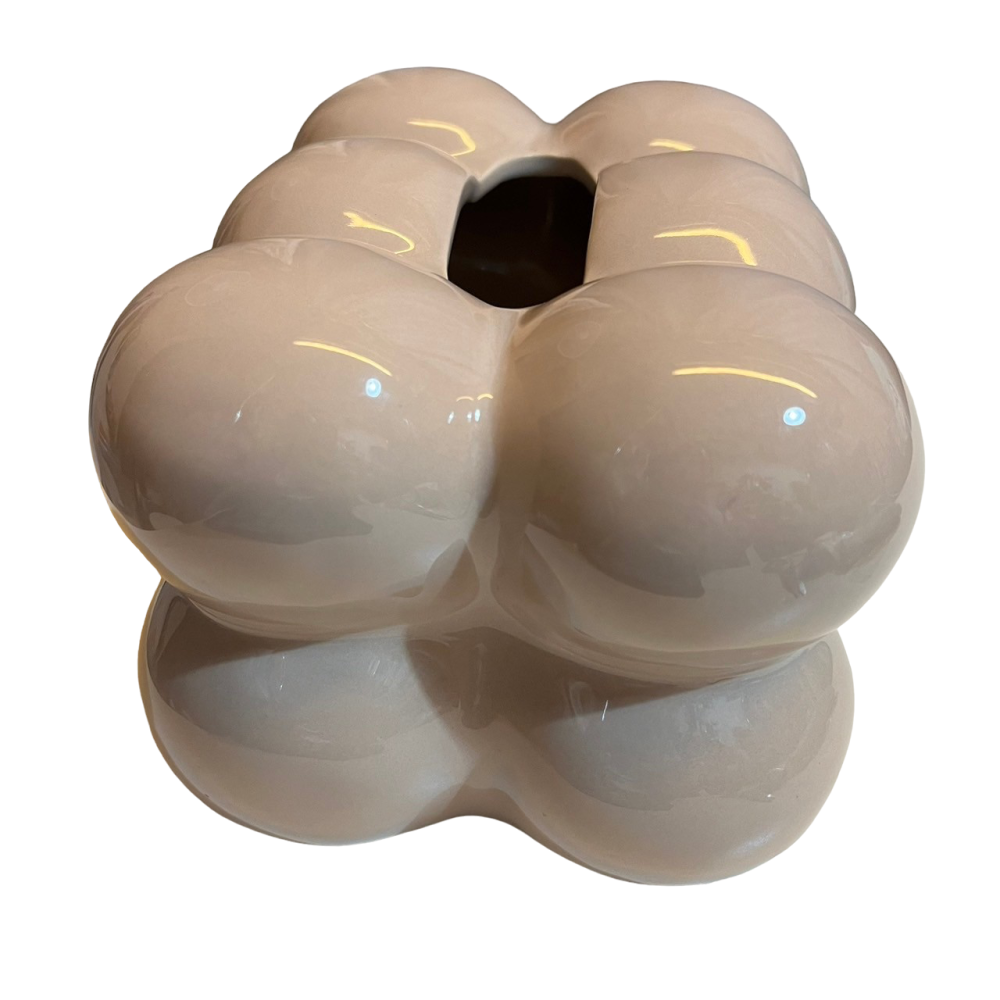 ❮全新❯ Nordic 陶瓷現代風客廳桌面泡泡面紙盒 家飾北歐辦公桌面紙巾盒 藝術美學桌上餐巾收納裝飾收納盒 衛生紙盒-細節圖8