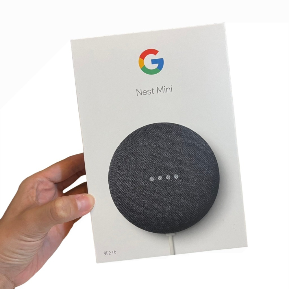 ❮二手❯ 原廠空盒 美國 Google Nest Mini 石墨黑 第二代智慧音箱 只有空盒 盒子 原廠盒子-細節圖9