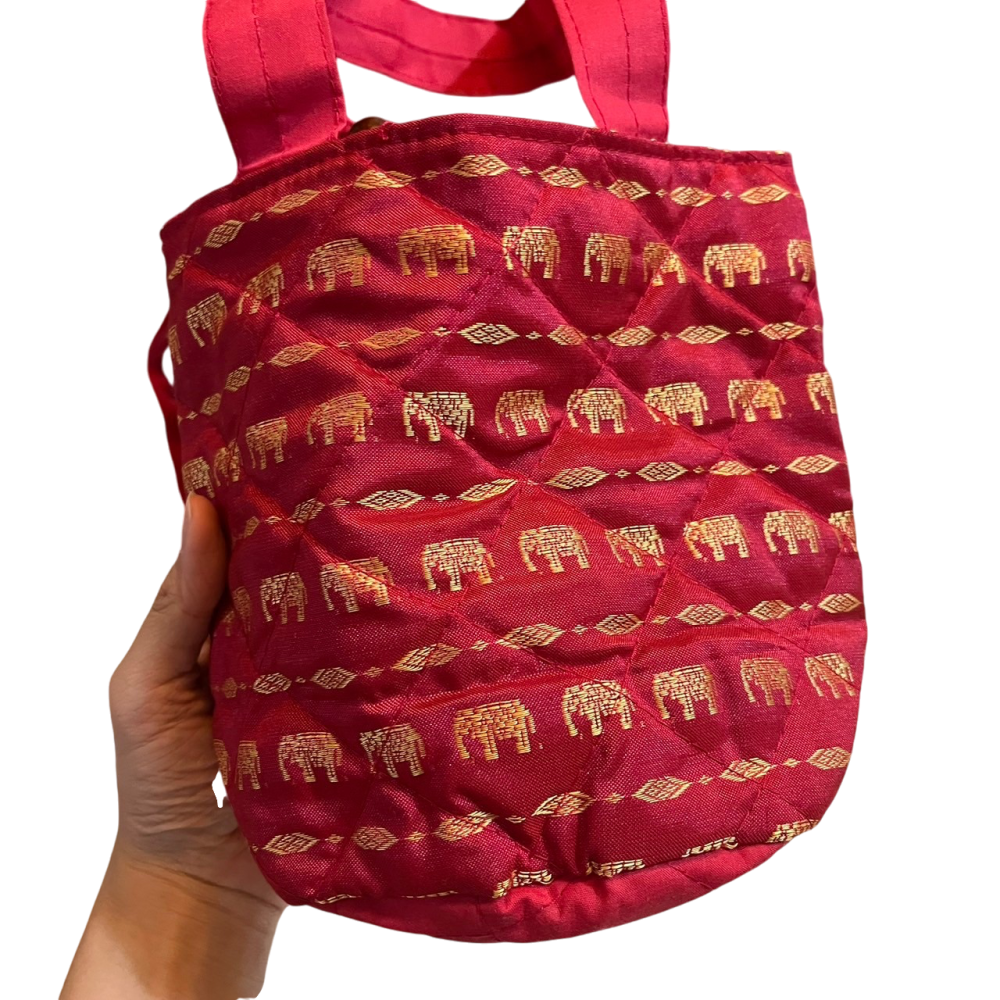 ❮二手❯ 泰國 NaRaYa 曼谷包 郵差包 手提包 面紙盒 化妝包 口紅包 iPad mini 平板套 便當袋 便當盒-細節圖6