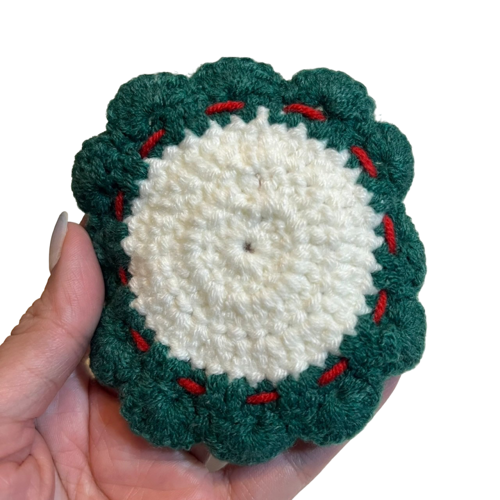❮全新❯ Xmas 聖誕杯墊 Christmas 鉤織手作杯墊 馬克杯墊子 防水漬 水杯墊 X-mas 交換禮物-細節圖5