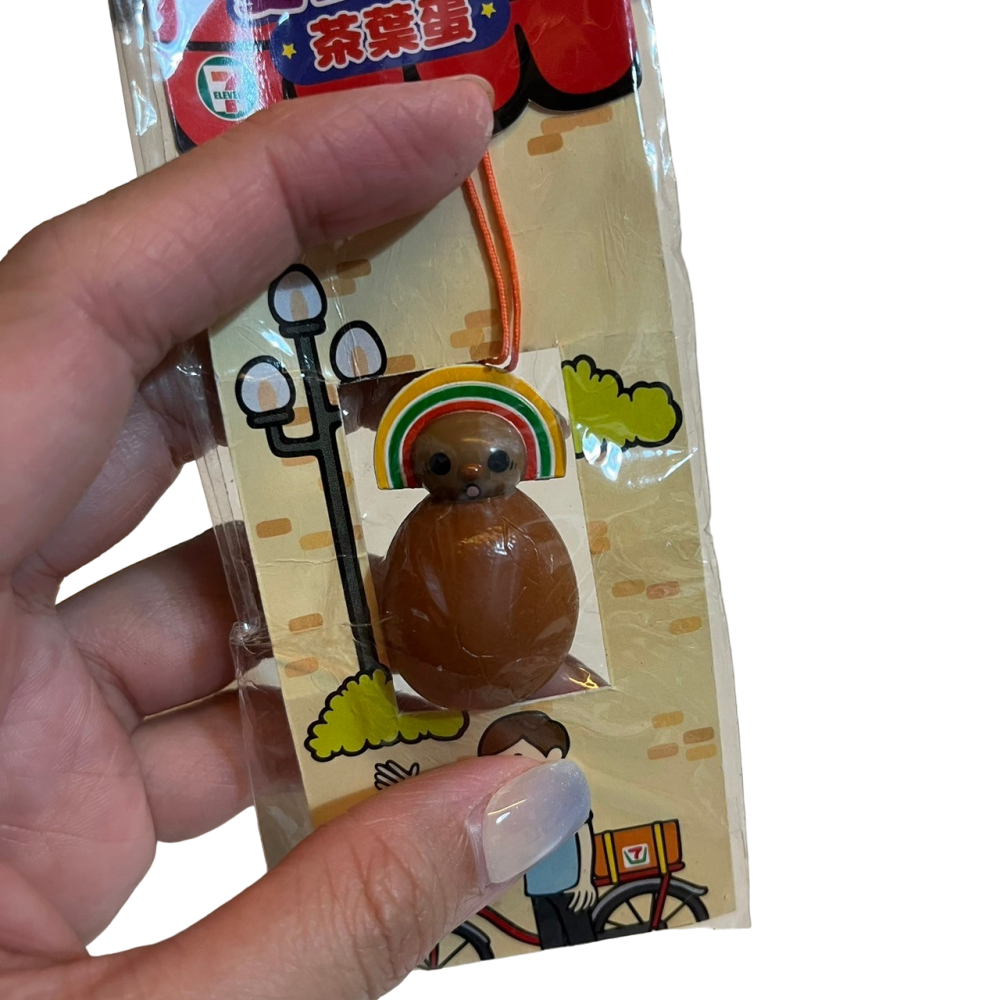 ❮全新❯ 日本 7-ELEVEN OPEN將 手機吊飾 掛飾 背包吊飾 OPEN小將 變裝吊飾 鮮食版 茶葉蛋-細節圖3