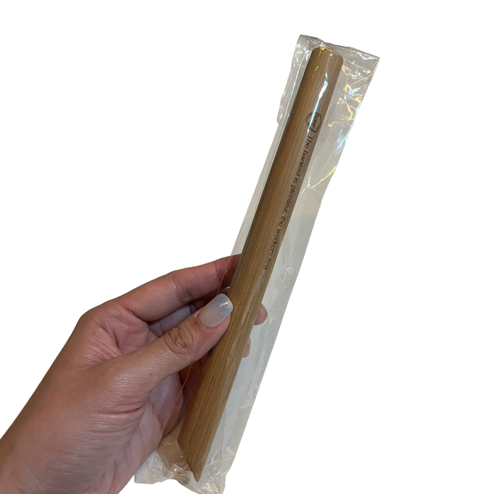 ❮全新❯ 美國 OMF 環保可降解天然竹吸管 珍珠奶茶竹子吸管 去皮炭化飲料竹製吸管 環保餐具 環保吸管-細節圖3