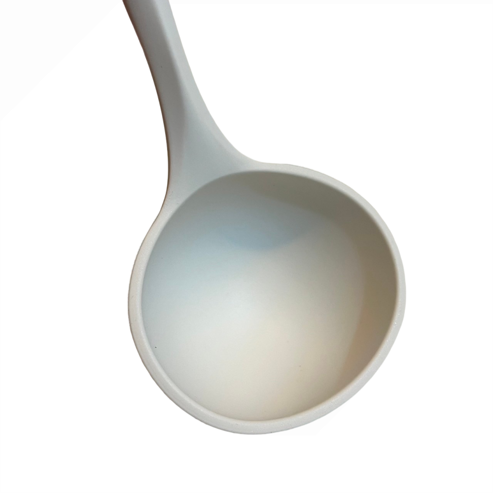 ❮近新❯ 法國 Saub 矽膠湯勺 分菜匙 撈麵勺 勺子 耐磨損 可耐熱230度 人體工程學握柄 握感舒適 輕鬆不費力-細節圖4