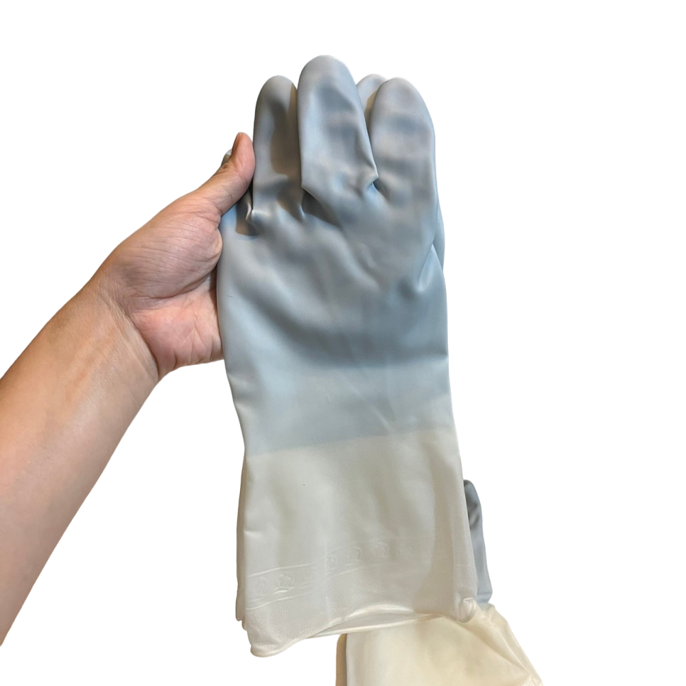 ❮近新❯ 日本 なべつかみ 廚房手套 禦寒 保暖 可作為抹布 乳膠防滑手套 清潔手套 防水手套 抹布手套-細節圖4